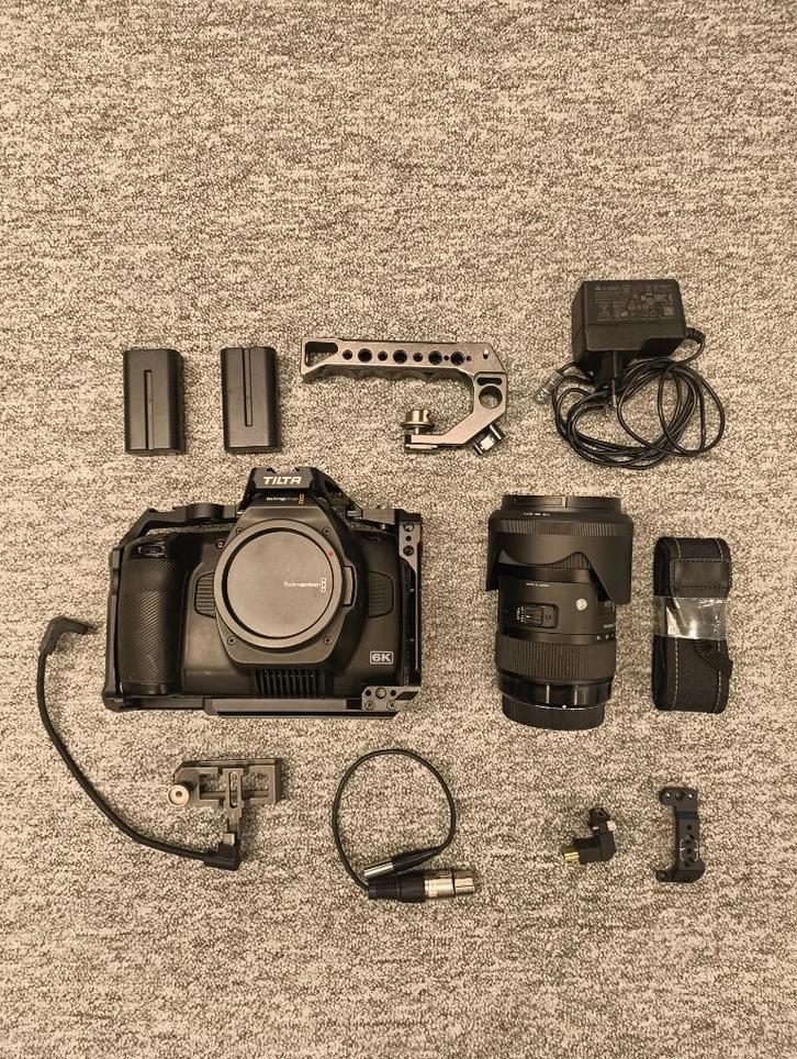 Blackmagic Pocket Cinema Camera 6k pro kit, Audio, Tv en Foto, Videocamera's Digitaal, Gebruikt, Camera, Ophalen of Verzenden