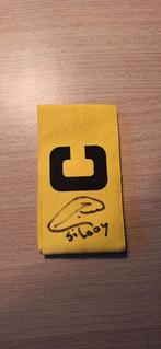 Aanvoerdersband met handtekening # Sonny Silooy - Ajax, Verzamelen, Sportartikelen en Voetbal, Verzenden, Nieuw, Overige typen
