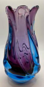 Josef Hospodka Chřibseká Boheems art glass vaas, Antiek en Kunst, Ophalen of Verzenden