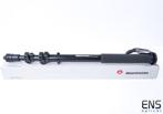 Manfrotto MM29A4 monopod + 486 Compact Ball Head, Ophalen, Eenpoot, Zo goed als nieuw, 150 tot 175 cm