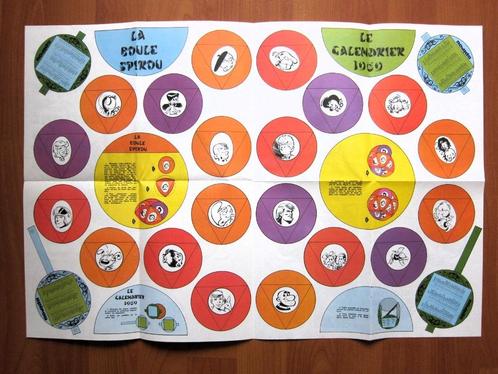 Calendrier 1969 boule de Noël du Spirou 1601 (1968)Etat neuf, Boeken, Stripverhalen, Nieuw, Eén stripboek, Ophalen of Verzenden