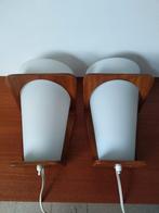 Louis Kalff vintage wandlampen, Huis en Inrichting, Ophalen, Zo goed als nieuw, Glas