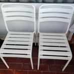 2 metalen terrasstoelen, Ophalen