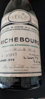 Domaine Romanee Conti Richeboug 1974, Collections, Vins, Comme neuf, Pleine, France, Enlèvement ou Envoi