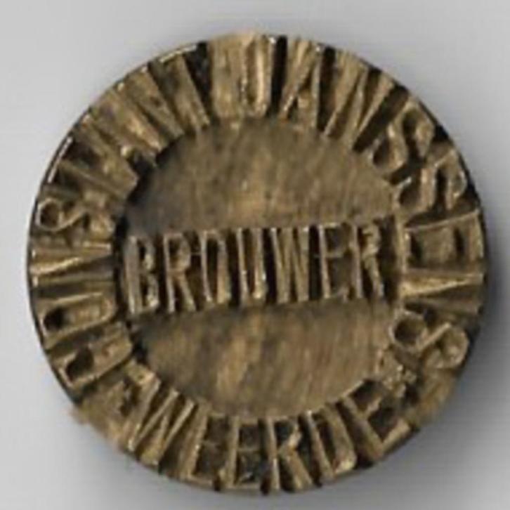 Unieke oude stempel BROUWER CONSTANT JANSSENS *WEERDE*, Verzamelen, Biermerken, Ophalen of Verzenden