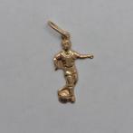 Pendentif en or 14k 585 joueur de football, Enlèvement ou Envoi, Comme neuf, Or, Autres représentations
