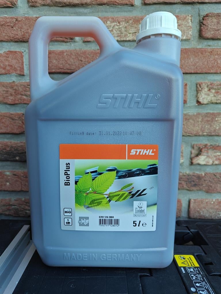 STIHL HUILE DE CHAÎNE BIOPLUS 5LITRES, Jardin & Terrasse, Jardin & Terrasse Autre, Neuf, Enlèvement