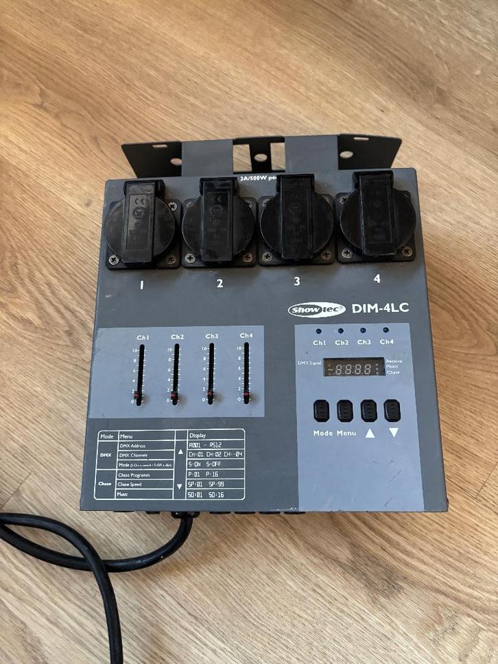 Dimmer Showtec 4LC, Muziek en Instrumenten, Licht en Laser, Zo goed als nieuw, Licht, Ophalen