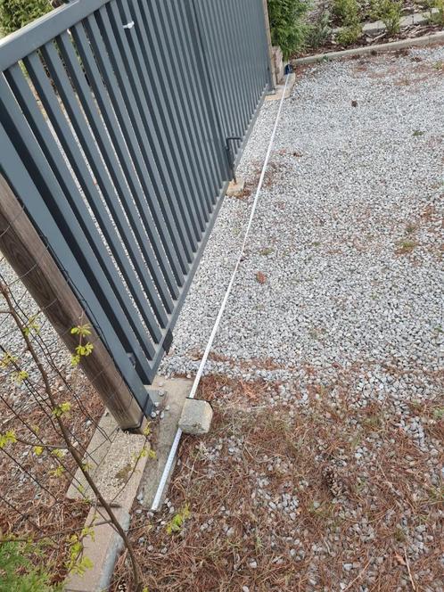 Poort met palen : 150x300, Tuin en Terras, Tuinhekken en Hekwerk, Zo goed als nieuw, Spijlenhekwerk, IJzer, Met poort, Ophalen