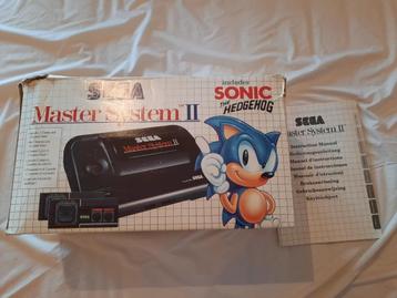 Lege Sega master system doos (sonic versie) beschikbaar voor biedingen