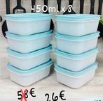 8 boîtes à igloos Tupperware 450 ml, Maison & Meubles, Cuisine| Tupperware, Enlèvement ou Envoi, Neuf