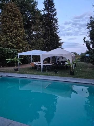 Te huur: dubbele opvouwbare partytent 6x3, waterdicht  beschikbaar voor biedingen