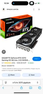 Nvidia RTX 3070 12gb oc - zeer goed onderhouden, Computers en Software, Videokaarten, Ophalen, Zo goed als nieuw, Nvidia