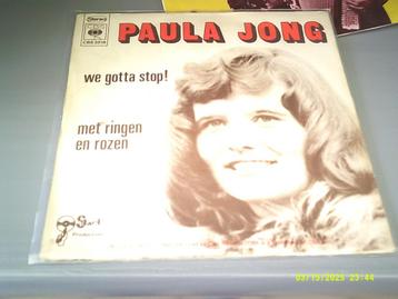 Paula Jong ‎– We Gotta Stop ! / Met Ringen En Rozen beschikbaar voor biedingen