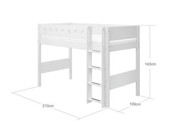 Lit surélevé Flexa White 90x200, Enlèvement, Comme neuf