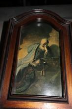 oude boogkader met posterfoto van schilderij van Rembrandt, Ophalen of Verzenden