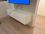 Witte tv-kast / tv-meubel – 140 cm, TV, Hi-fi & Vidéo, Télévisions, Enlèvement, Comme neuf