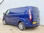 Ford Transit Custom Sport 170pk 2.0 TDCI Automaat L1H1 Airco, Auto's, 4 cilinders, Blauw, Bedrijf, Diesel