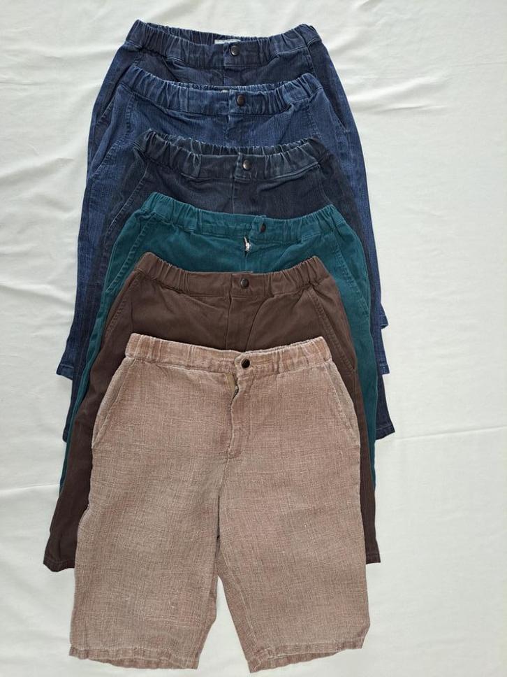 Zes zelfgemaakte bermuda’s maat 170, Kinderen en Baby's, Kinderkleding | Maat 170, Gebruikt, Jongen, Broek, Ophalen of Verzenden