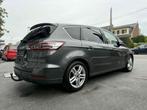 FORD S-MAX TITANIUM LUXURY CUIR GPS BOITE AUTO !, Cuir, Argent ou Gris, Carnet d'entretien, Noir