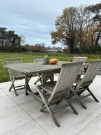Tuintafel Teak, Tuin en Terras, Ophalen, Gebruikt, Eettafel, 6 zitplaatsen
