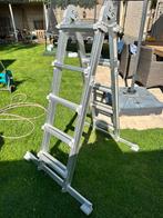 Multifunctionele ladder, Doe-het-zelf en Bouw, Ladders en Trappen, Ophalen, Zo goed als nieuw, Ladder