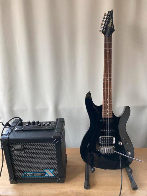 Ibanez SA series + Roland Cube 15x, Muziek en Instrumenten, Snaarinstrumenten | Gitaren | Elektrisch, Zo goed als nieuw, Ibanez
