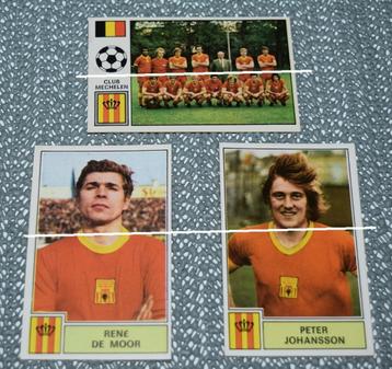 Panini / Football 1972 - 73 / KV Mechelen / 3 stickers beschikbaar voor biedingen