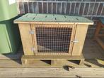 Clapier à lapin fait maison, toit SHINGLES, Ophalen, Gebruikt, Kooi, Konijn