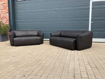 De Sede Ds47 3zit +2zit Buffel leder 5mm NECK kleur Cigarro beschikbaar voor biedingen
