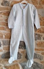 ZARA baby - Pyjama ligné bleu clair - T.12/18 mois - 82 cm, Kinderen en Baby's, Babykleding | Maat 80, Gebruikt, Ophalen of Verzenden