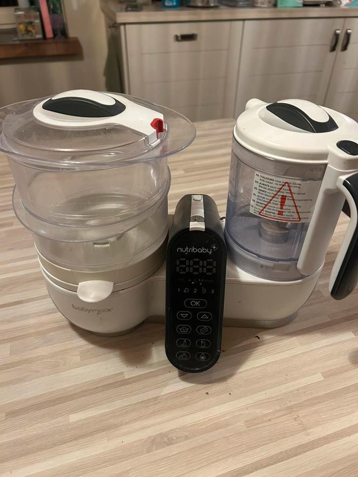 Babymoov Nutribaby+, Elektronische apparatuur, Keukenmixers, Gebruikt, 1 tot 2 liter, 3 snelheden of meer, Vaatwasserbestendig