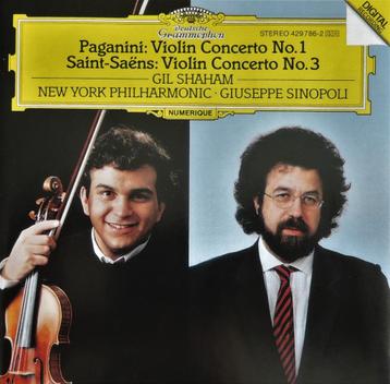 Vioolconcerti Paganini 1 en Saint-Saëns 3 - Shaham/ Sinopoli beschikbaar voor biedingen