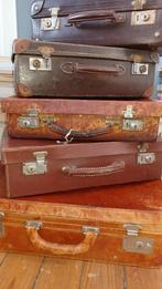 Valise ancienne, Handtassen en Accessoires, Gebruikt, Leer, Ophalen of Verzenden