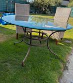 Tuinset rotan en tafel, Ophalen