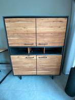 Meuble de bar en bois d'acacia de la marque Xooon, Maison & Meubles, 25 à 50 cm, Avec porte(s), Moins de 150 cm, Comme neuf