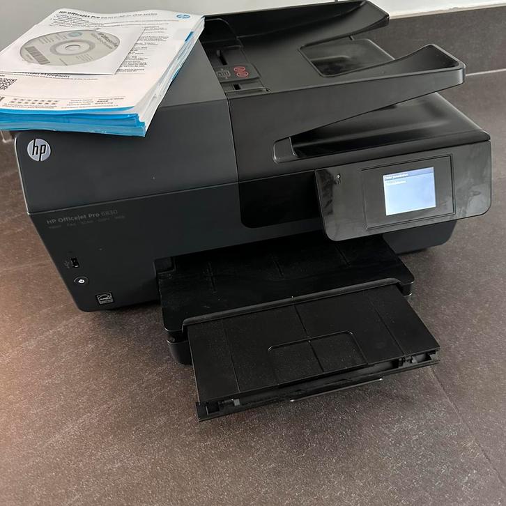 HP OfficeJet Pro 6830 e-All-in-One printer, Computers en Software, Printers, Zo goed als nieuw, Printer, Faxen, Draadloos, Ophalen