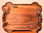 Antiek houten dienblad, Antiek en Kunst, Ophalen of Verzenden