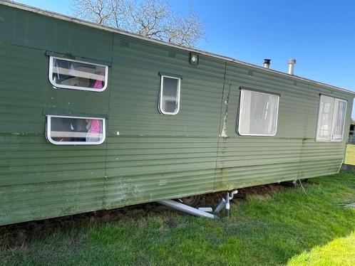 Stacaravan 9,5 m x 3 m + Voortent Obelink Viera, Caravans en Kamperen, Stacaravans, tot en met 2, Ophalen
