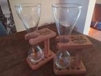 2 Kwak glazen in houten staander, Verzamelen, Glas en Drinkglazen, Ophalen of Verzenden, Zo goed als nieuw