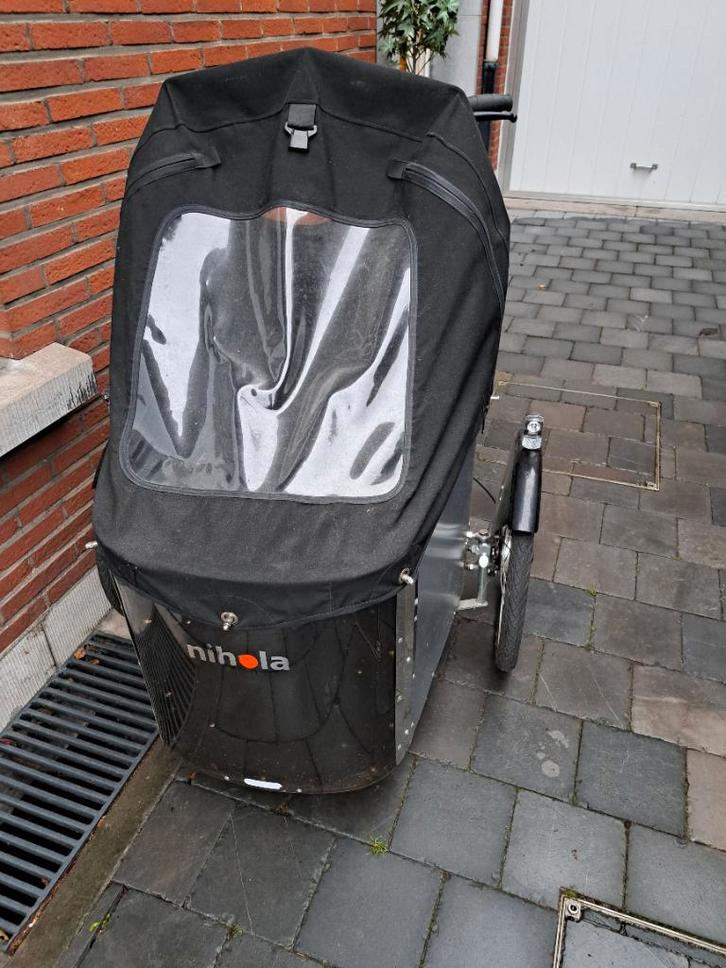 Bakfiets van het merk Nihola, Vélos & Vélomoteurs, Vélos | Vélos avec bac, Comme neuf, Autres marques, 2 enfants, Enlèvement