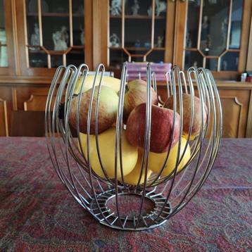 Designer fruitmand RVS  beschikbaar voor biedingen