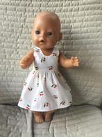 139. Babyborn: Nieuw zomerjurkje met kersen, Ophalen of Verzenden, Nieuw, Babypop