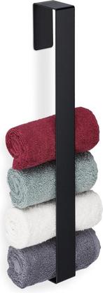 Relaxdays handdoekrek (Zonder boren!) - Nieuw in verpakking, Ophalen of Verzenden, Nieuw, Zwart, Handdoekenrek