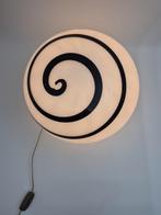 Vintage Zebra lamp, Huis en Inrichting, Lampen | Tafellampen, Vintage, Ophalen of Verzenden, Minder dan 50 cm, Glas