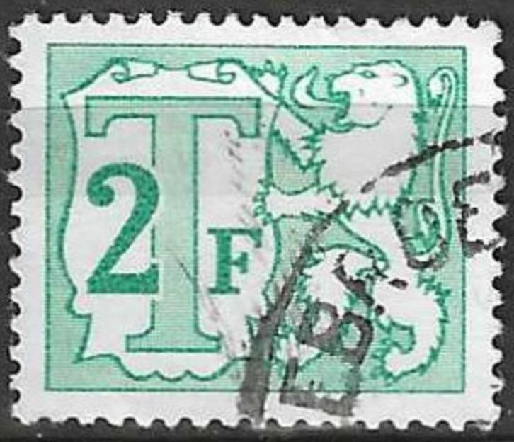 Belgique 1966/1970 - Yvert/OBP 67TX - Timbre fiscal 2 F (ST), Timbres & Monnaies, Timbres | Europe | Belgique, Envoi