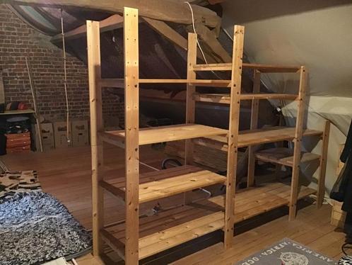 Étagère en pin modulable, Huis en Inrichting, Woonaccessoires | Etagères, Gebruikt, Ophalen