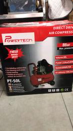 Powertech compressor, Bricolage & Construction, Compresseurs, Comme neuf, Enlèvement