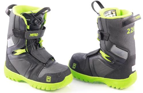 33 35 36,5 EU kinder snowboard schoenen NITRO YOUTH QLS, Sport en Fitness, Snowboarden, Zo goed als nieuw, Schoenen, Verzenden