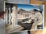 Print Le Canape vert Paul Delvaux, Antiek en Kunst, Kunst | Tekeningen en Fotografie, Ophalen